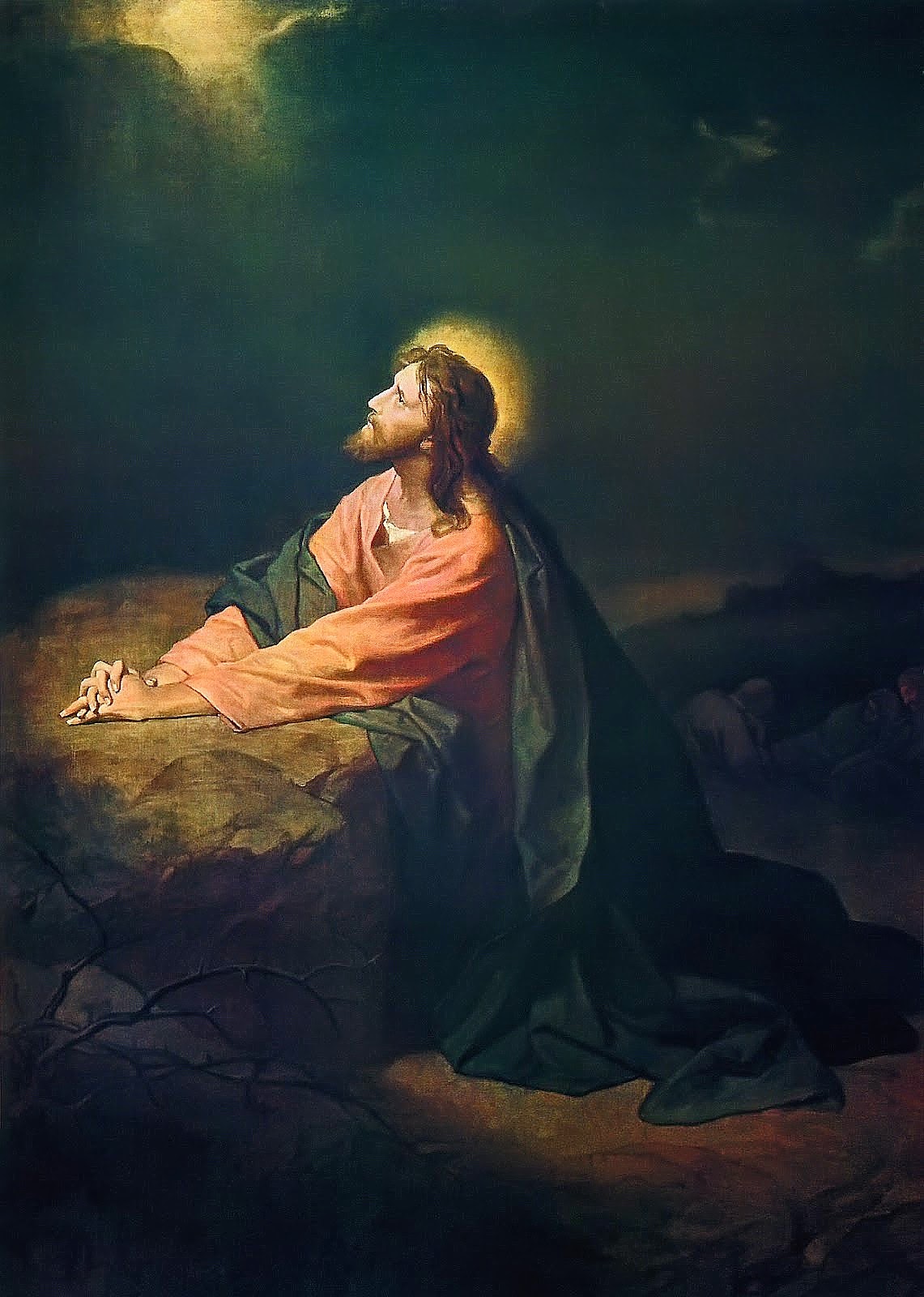 Christ praying in Gethsemane